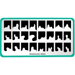 Abstract French (M533) - Nail Stamping Plate