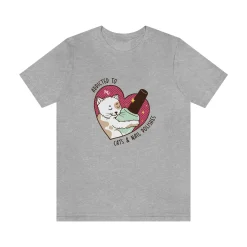 Addicted to Cats and Nail Polishes - Short Sleeve T-shirt