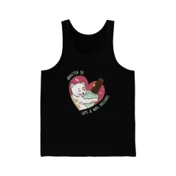 Addicted to Cats and Nail Polishes - Jersey Tank Top