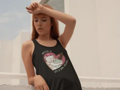 Addicted to Cats and Nail Polishes - Jersey Tank Top