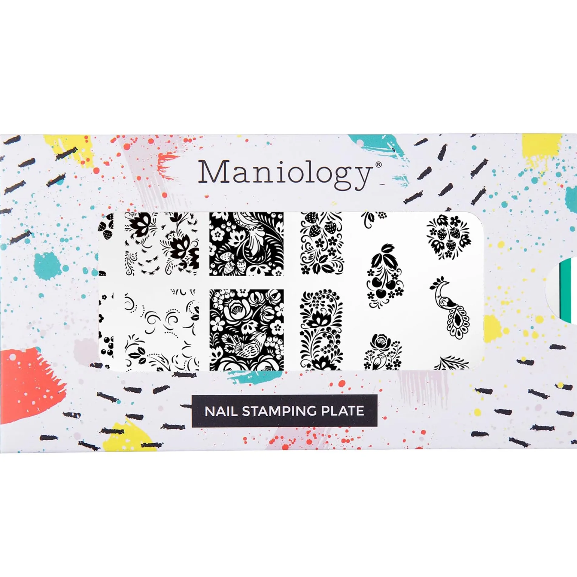 Afternoon Tea (M681) - Nail Stamping Plate