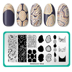 Agate (M548) - Nail Stamping Plate