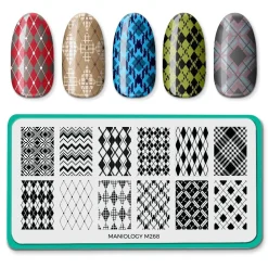 All About Argyle (m268) - Nail Stamping Plate