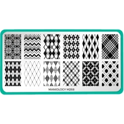 All About Argyle (m268) - Nail Stamping Plate