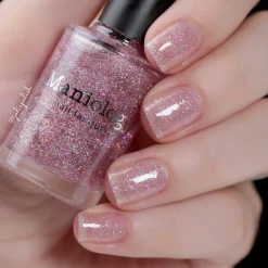 All That Glitters: Glisten (P123) - Pink Glitter Nail Polish