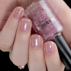 All That Glitters: Glisten (P123) - Pink Glitter Nail Polish