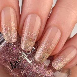 All That Glitters: Glisten (P123) - Pink Glitter Nail Polish