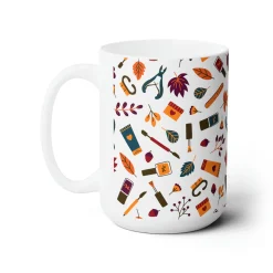 A Manicured Fall Ceramic Coffee Mug 15oz