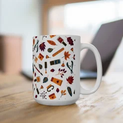 A Manicured Fall Ceramic Coffee Mug 15oz