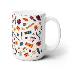 A Manicured Fall Ceramic Coffee Mug 15oz