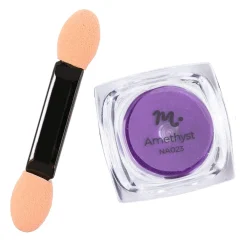 Amethyst (NA023) - Dark Purple Mirror Nail Art Powder