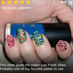 Animal Instinct (m089) - Nail Stamping Plate