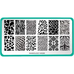 Animal Instinct (m089) - Nail Stamping Plate