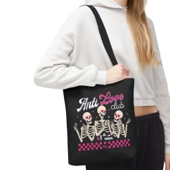 Anti Love Club Black Tote Bag