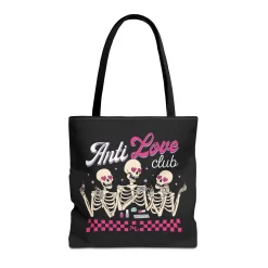Anti Love Club Black Tote Bag