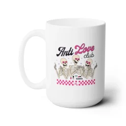 Anti Love Club Ceramic Coffee Mug 15oz