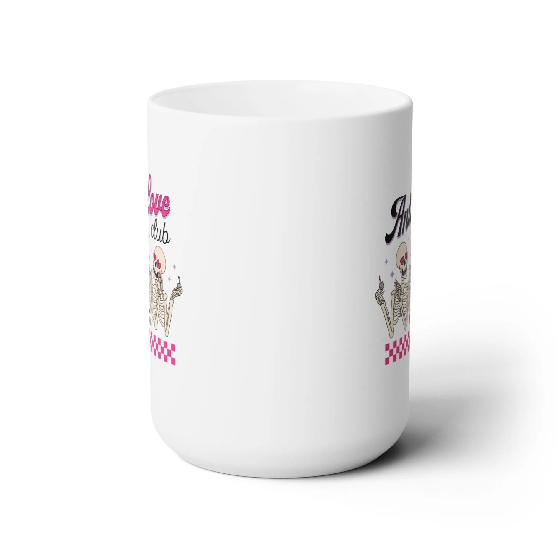 Anti Love Club Ceramic Coffee Mug 15oz