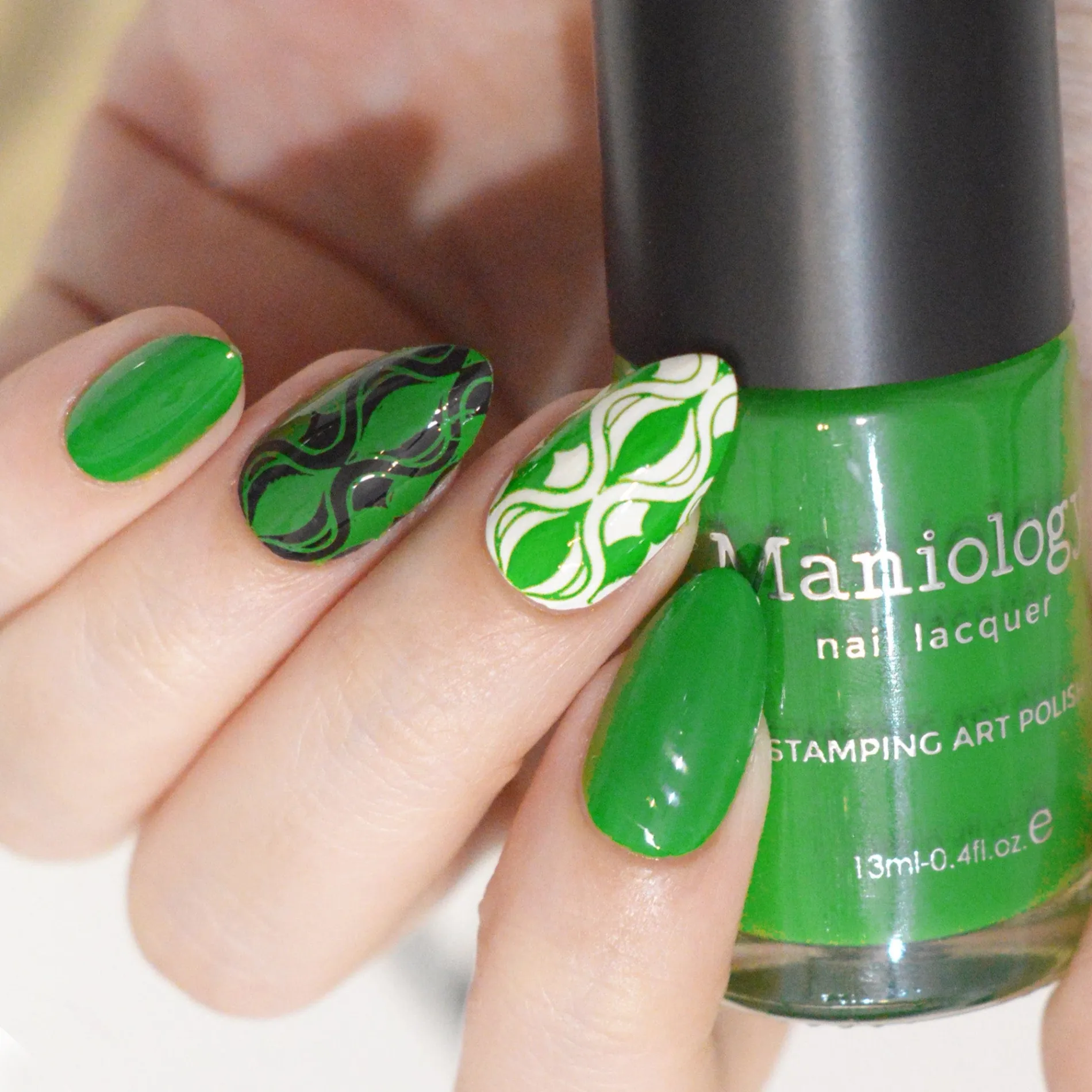 Apple Crisp (B549) - Cream Green Stamping Polish