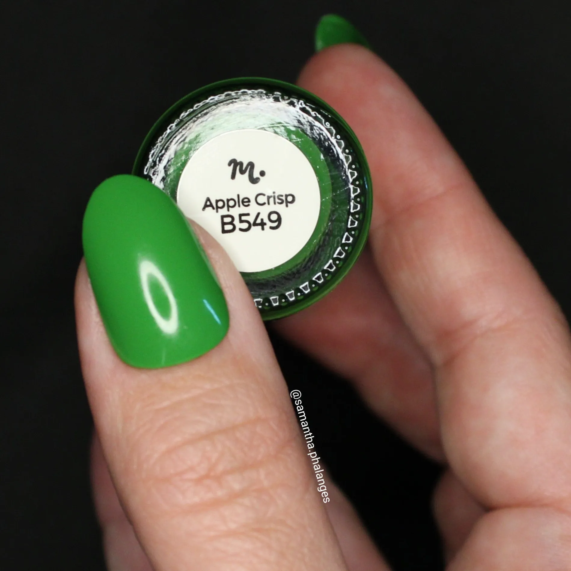 Apple Crisp (B549) - Cream Green Stamping Polish