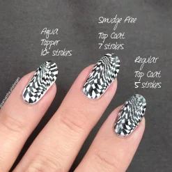 Aqua Topper Water-based Smudge Free Top Coat