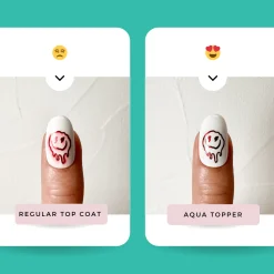 Aqua Topper Water-based Smudge Free Top Coat