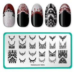 Arched Elegance (M514) - Nail Stamping Plate