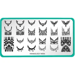 Arched Elegance (M514) - Nail Stamping Plate