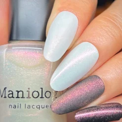Arctic Dreams: 3-Piece Clear Iridescent Glitter Topper Nail Polish Set