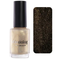 Arctic Dreams: Winter's Light (P171) - Gold Clear Iridescent Glitter Topper Nail Polish