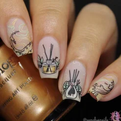 Aromatherapy: Scented Garden (MXM049) - Nail Stamping Plate