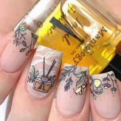 Aromatherapy: Scented Garden (MXM049) - Nail Stamping Plate