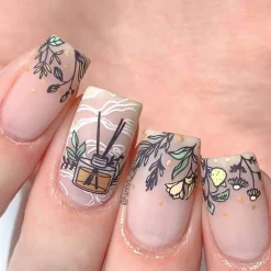 Aromatherapy: Scented Garden (MXM049) - Nail Stamping Plate