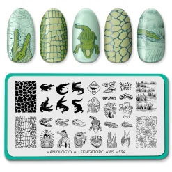 Artist Collaboration: Alleehgatorclaws (M534) - Nail Stamping Plate