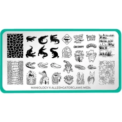 Artist Collaboration: Alleehgatorclaws (M534) - Nail Stamping Plate