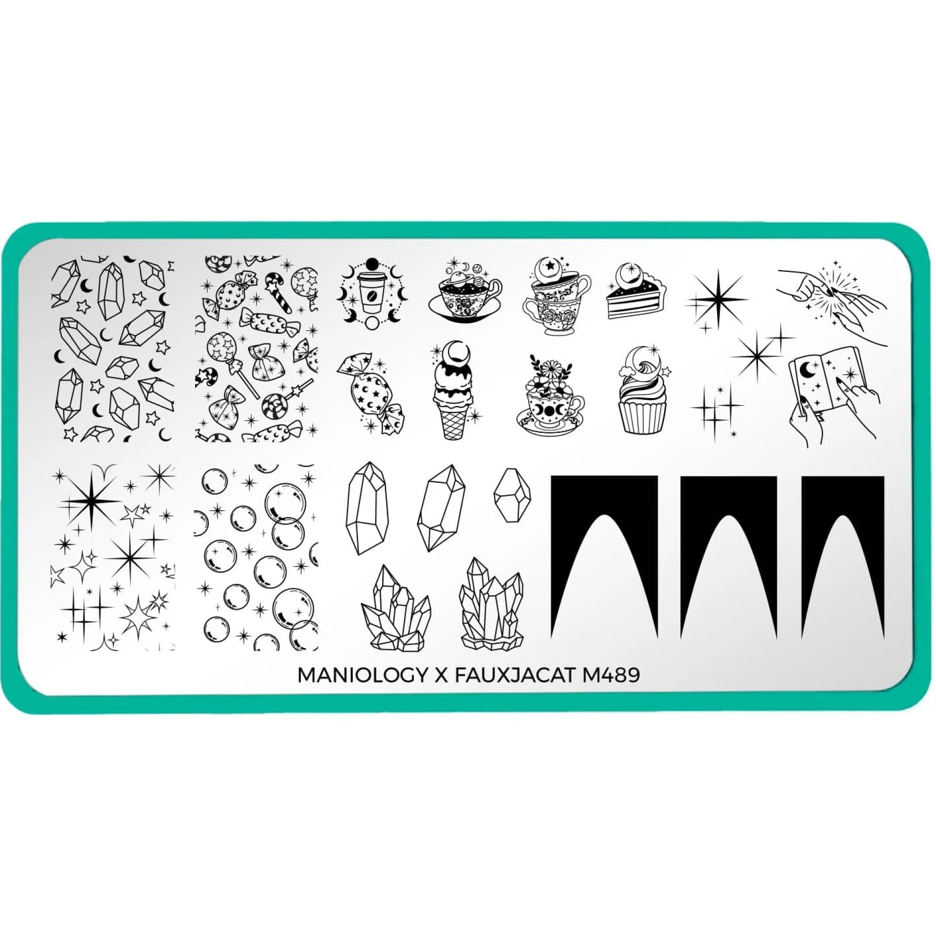 Artist Collaboration: Fauxja Cat (M489) - Nail Stamping Plate