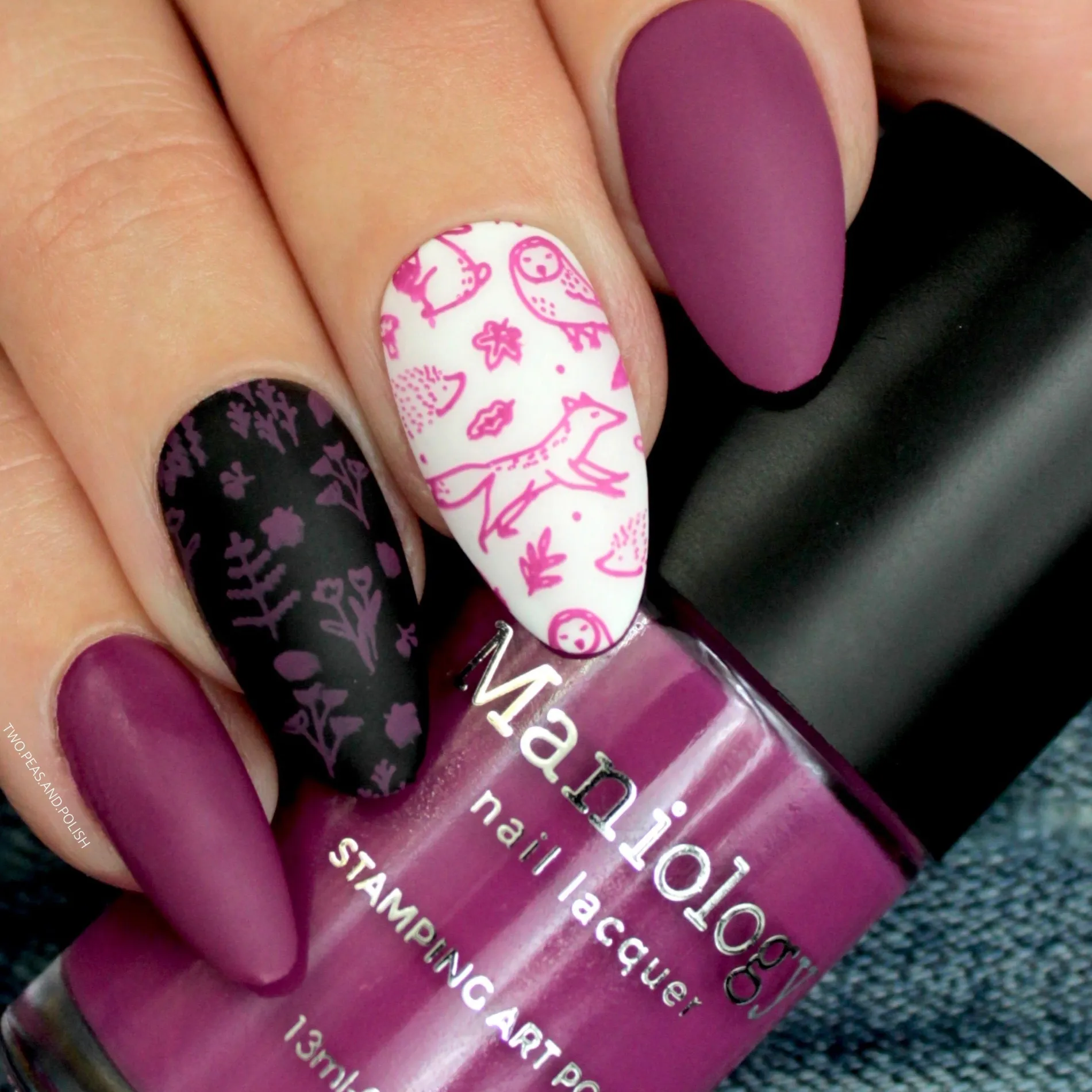 Autumn Blossom: 3-Piece Cream Stamping Art Polish Set
