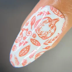 Autumn Bounty: Cranberry (B491) - Red Metallic Stamping Polish
