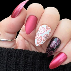 Autumn Bounty: Cranberry (B491) - Red Metallic Stamping Polish