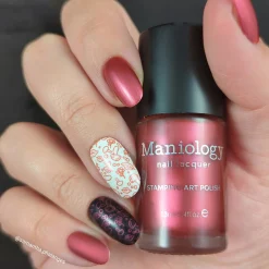 Autumn Bounty: Cranberry (B491) - Red Metallic Stamping Polish