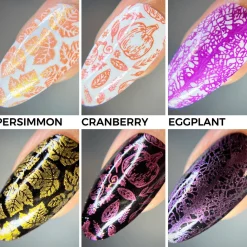 Autumn Bounty: 3-Piece Metallic Stamping Polish Set