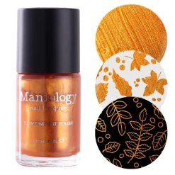 Autumn Bounty: 3-Piece Metallic Stamping Polish Set