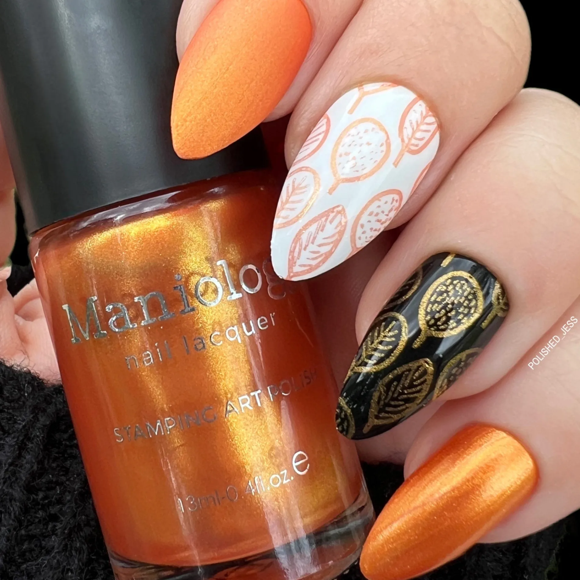 Autumn Bounty: 3-Piece Metallic Stamping Polish Set