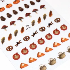 Autumn Cozy (MS-114) - Nail Art Sticker