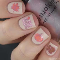Autumn Harvest: Set of 3 Nail Stamping Plates