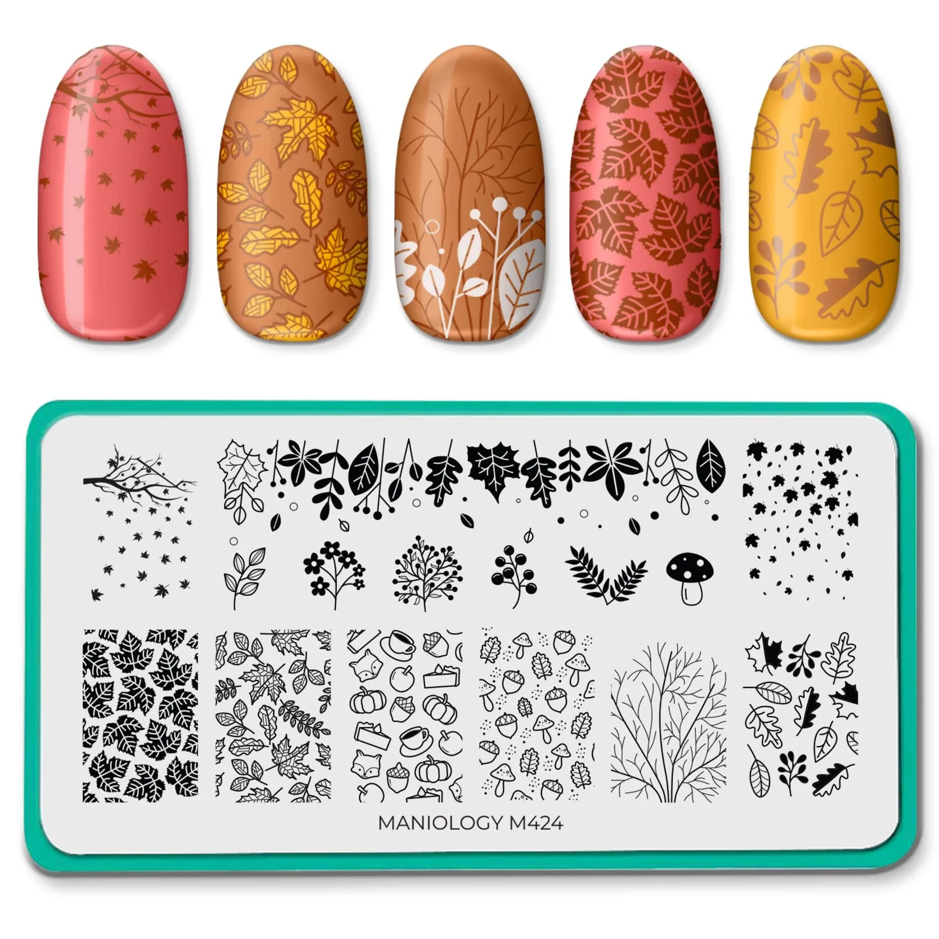 Autumn Harvest: Set of 3 Nail Stamping Plates