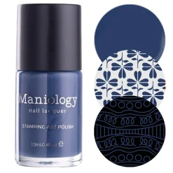 Beginnings: Awaken (B465) - Blue Cream Stamping Polish