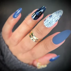 Beginnings: Awaken (B465) - Blue Cream Stamping Polish