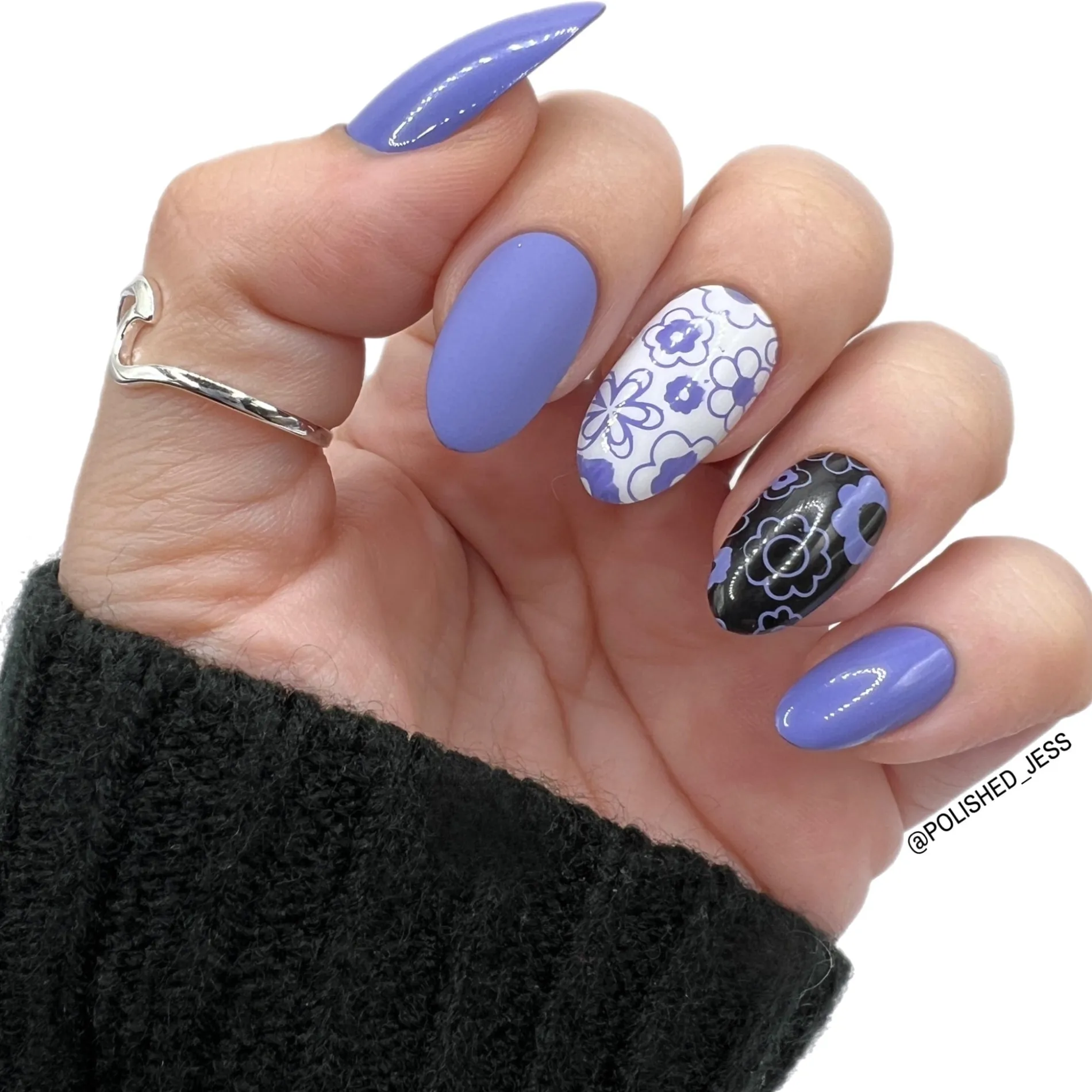Beginnings: Flourish (B467) - Purple Cream Stamping Polish
