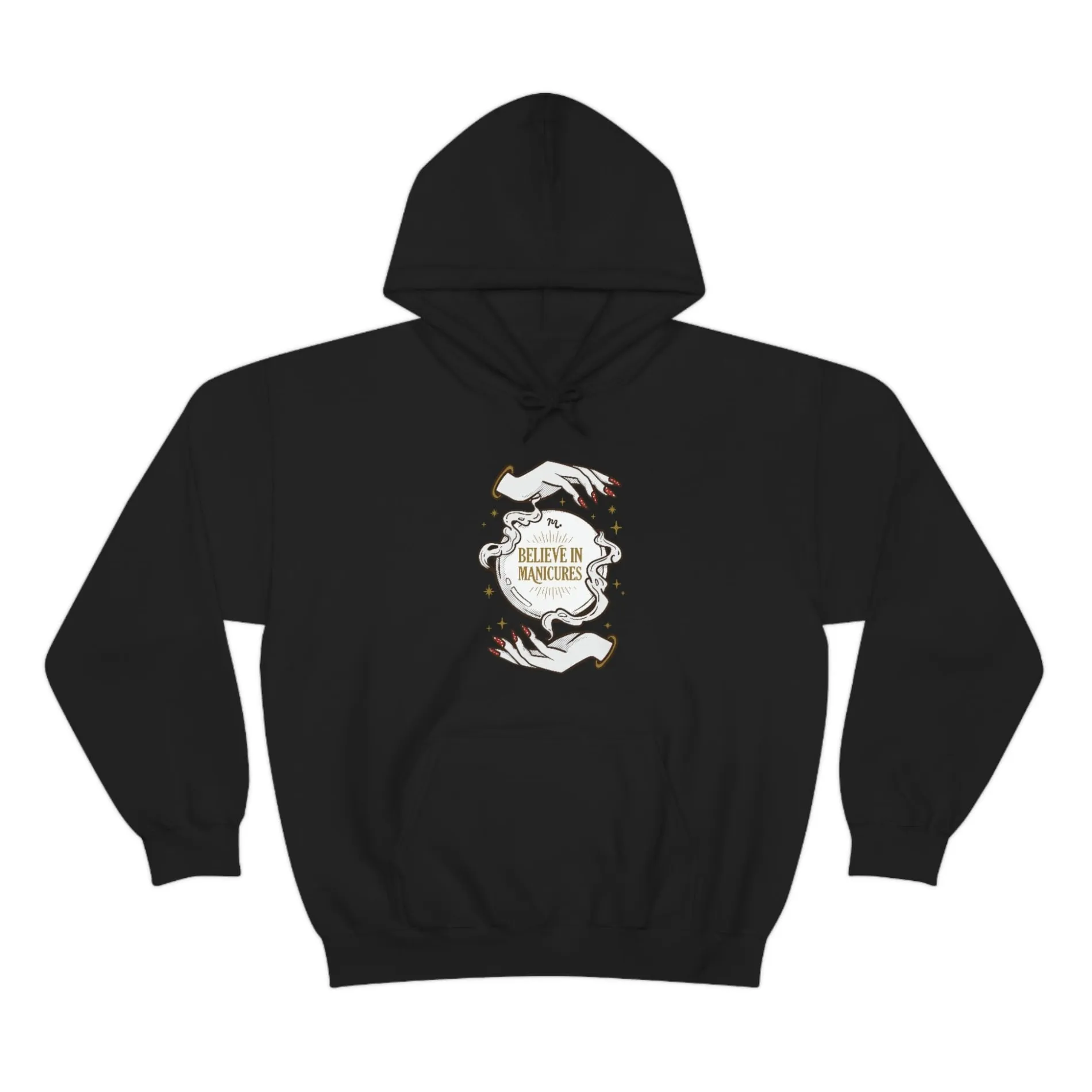 Believe in Manicures - Heavy Blend Hoodie Sweatshirt