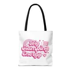 Big Stamping Energy Tote Bag